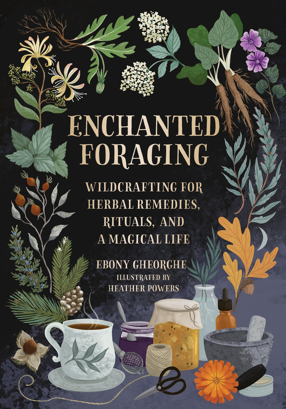 Enchanted Foraging - by Ebony Gheorghe (Hardcover)