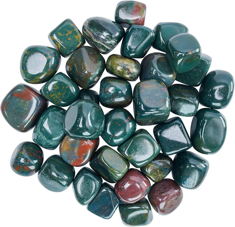 Bloodstone-Tumbled Stone intuitively pick