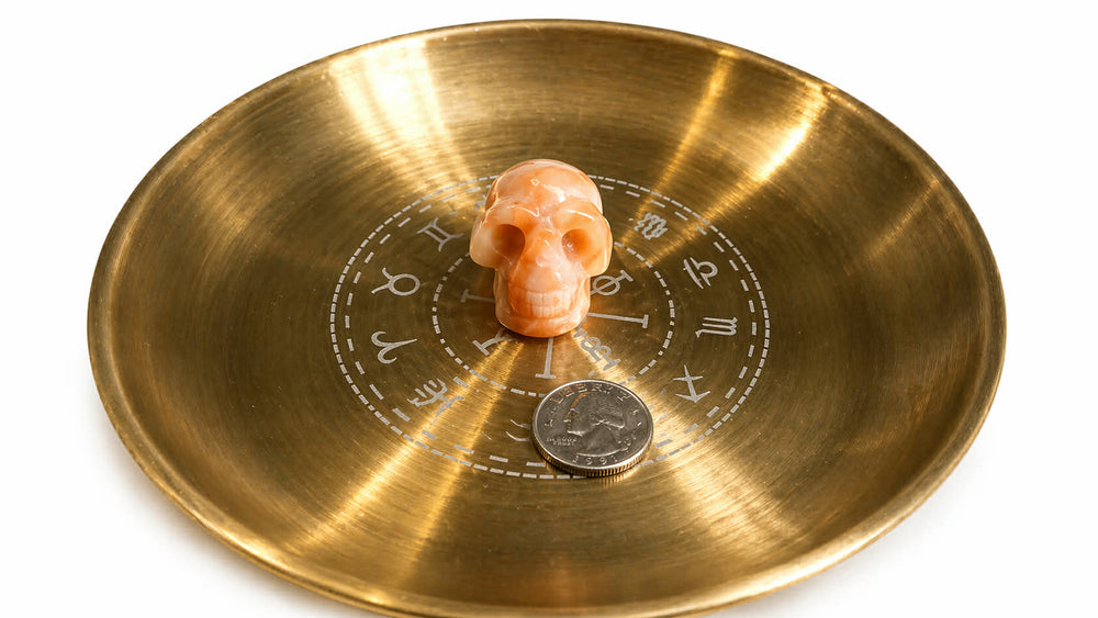 Aventurine Skull