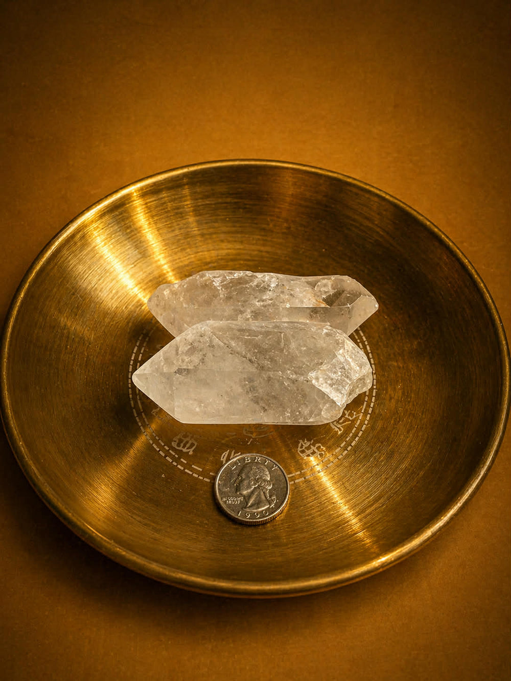 Clear Quartz intuitively pick