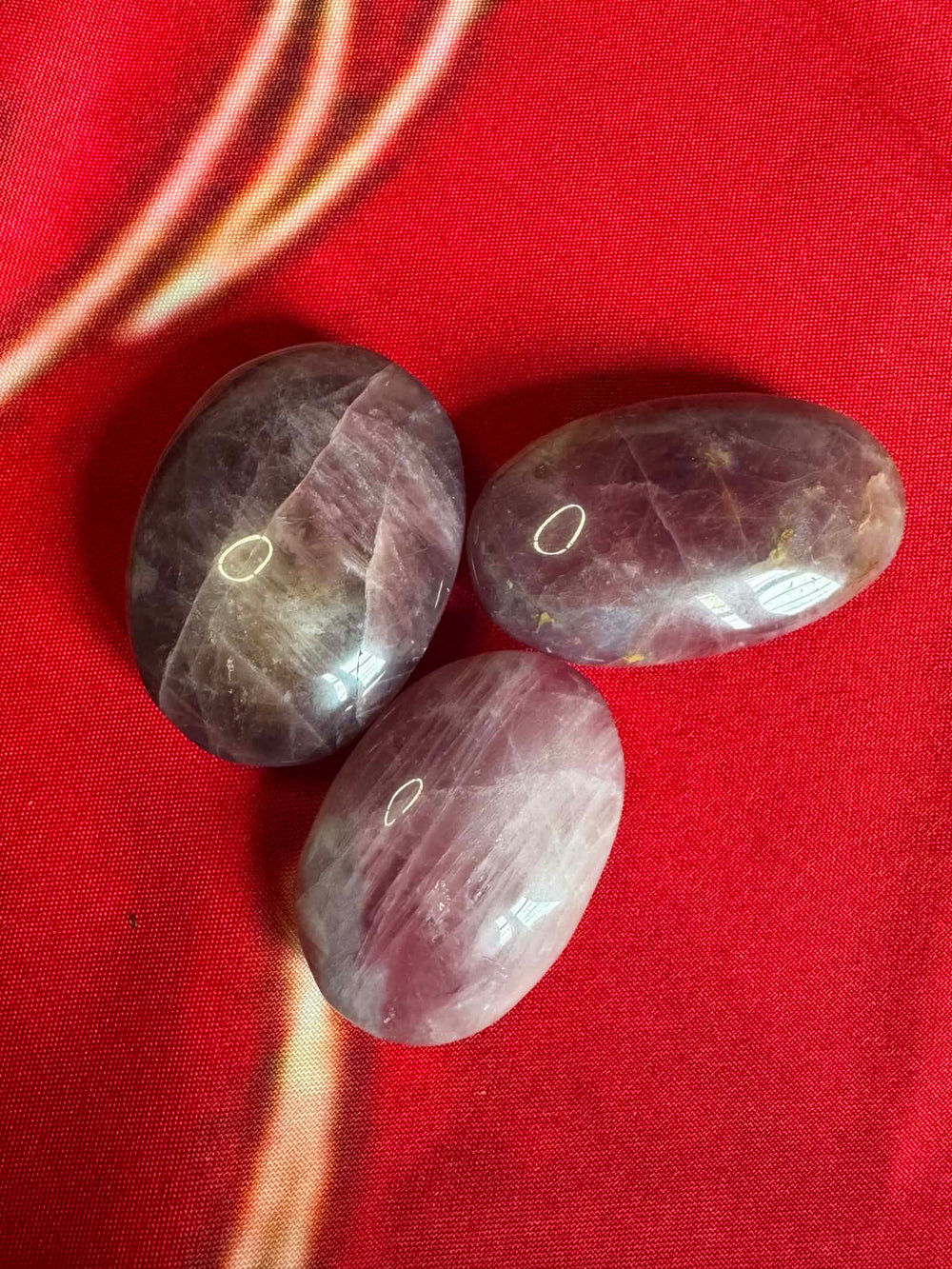 Lavender Rose Quartz Palm Stone intuitively pick