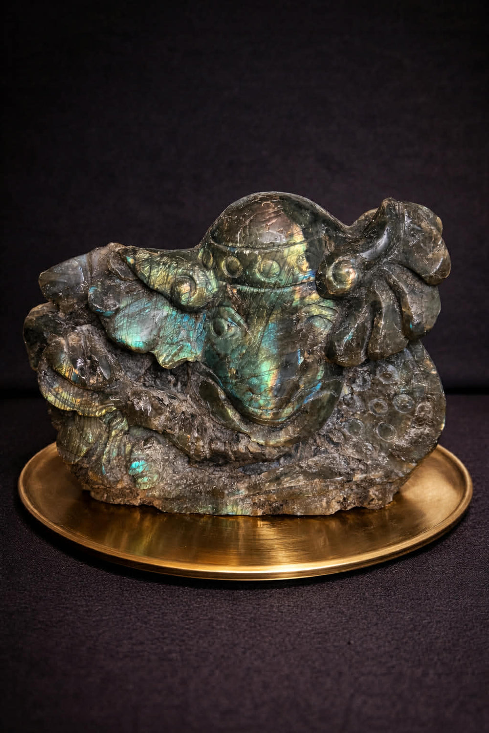 Labradorite Ganesh