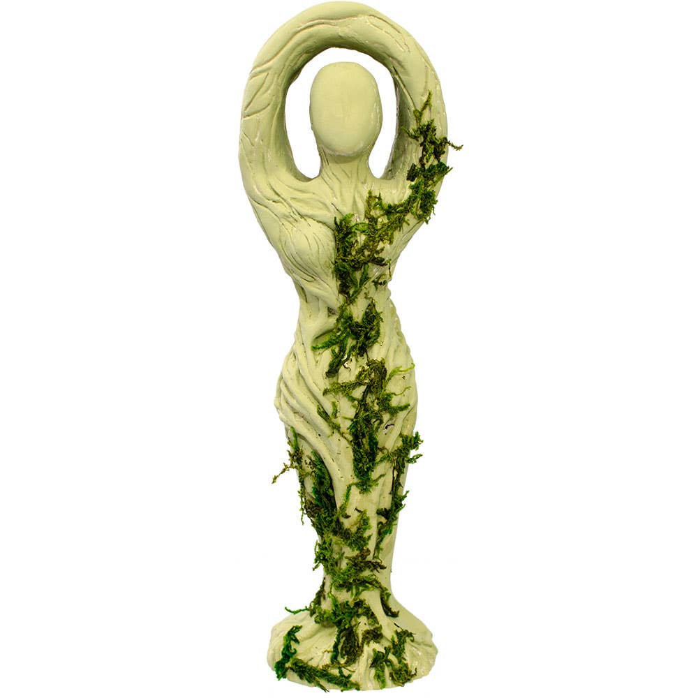 Gypsum Statue/Tree Goddess-9.5"H