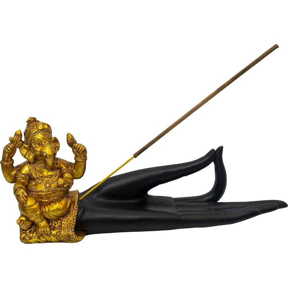Resin Incense Holder-Ganesha Mudra Hand