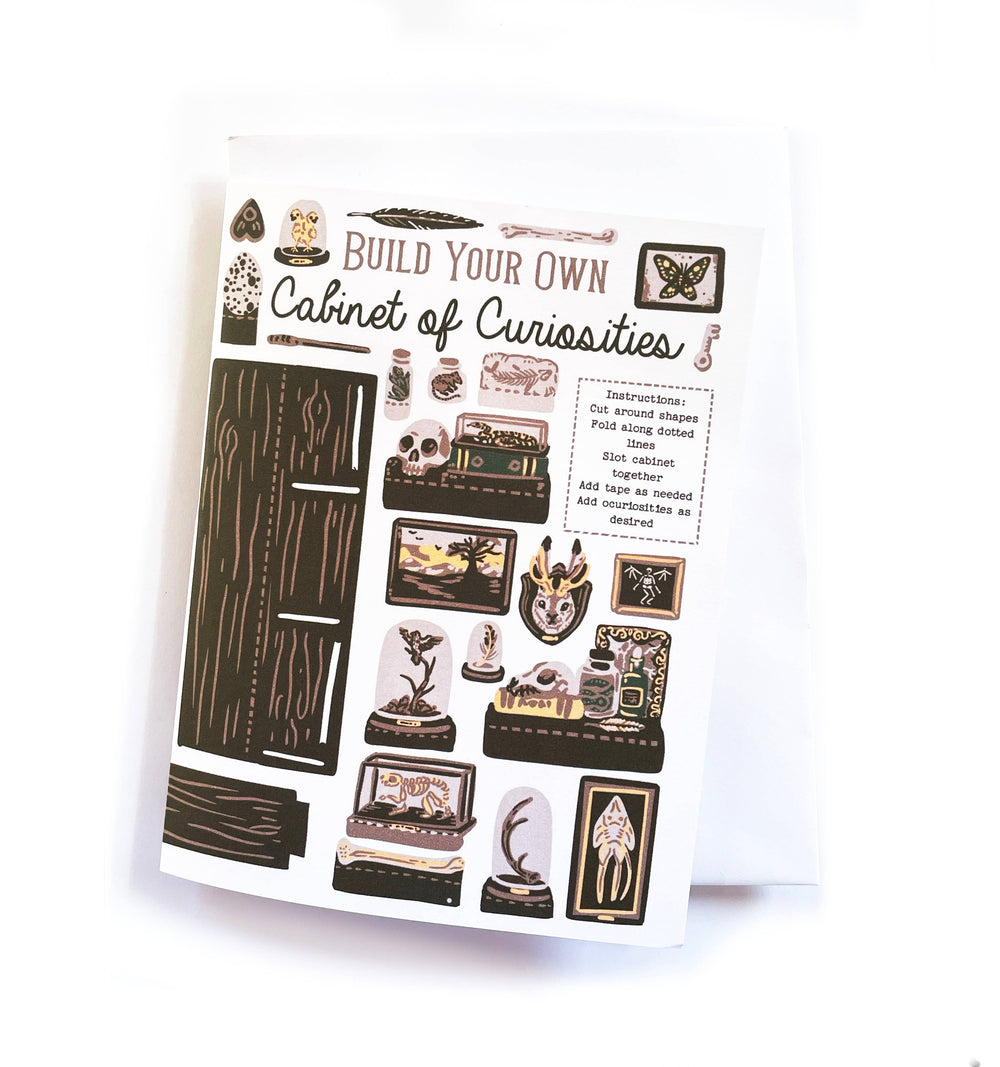 Build your own Cabinet of Curiosities Card