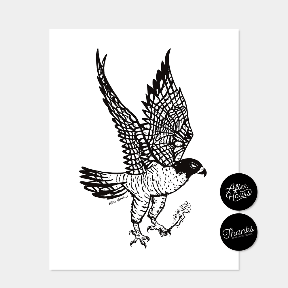 Falcon Print