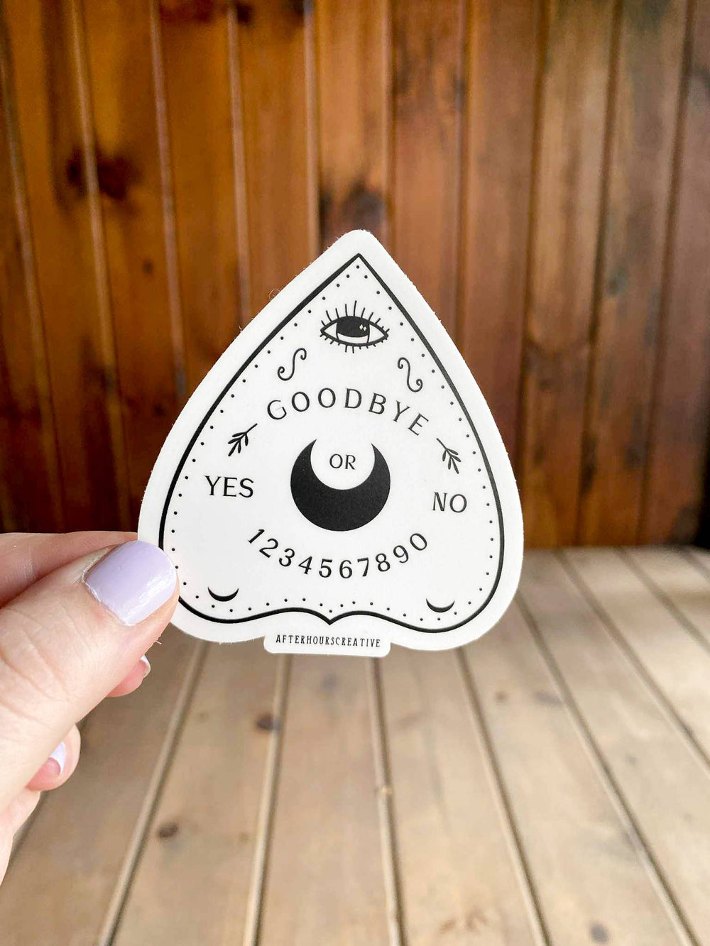 Planchette Sticker: No