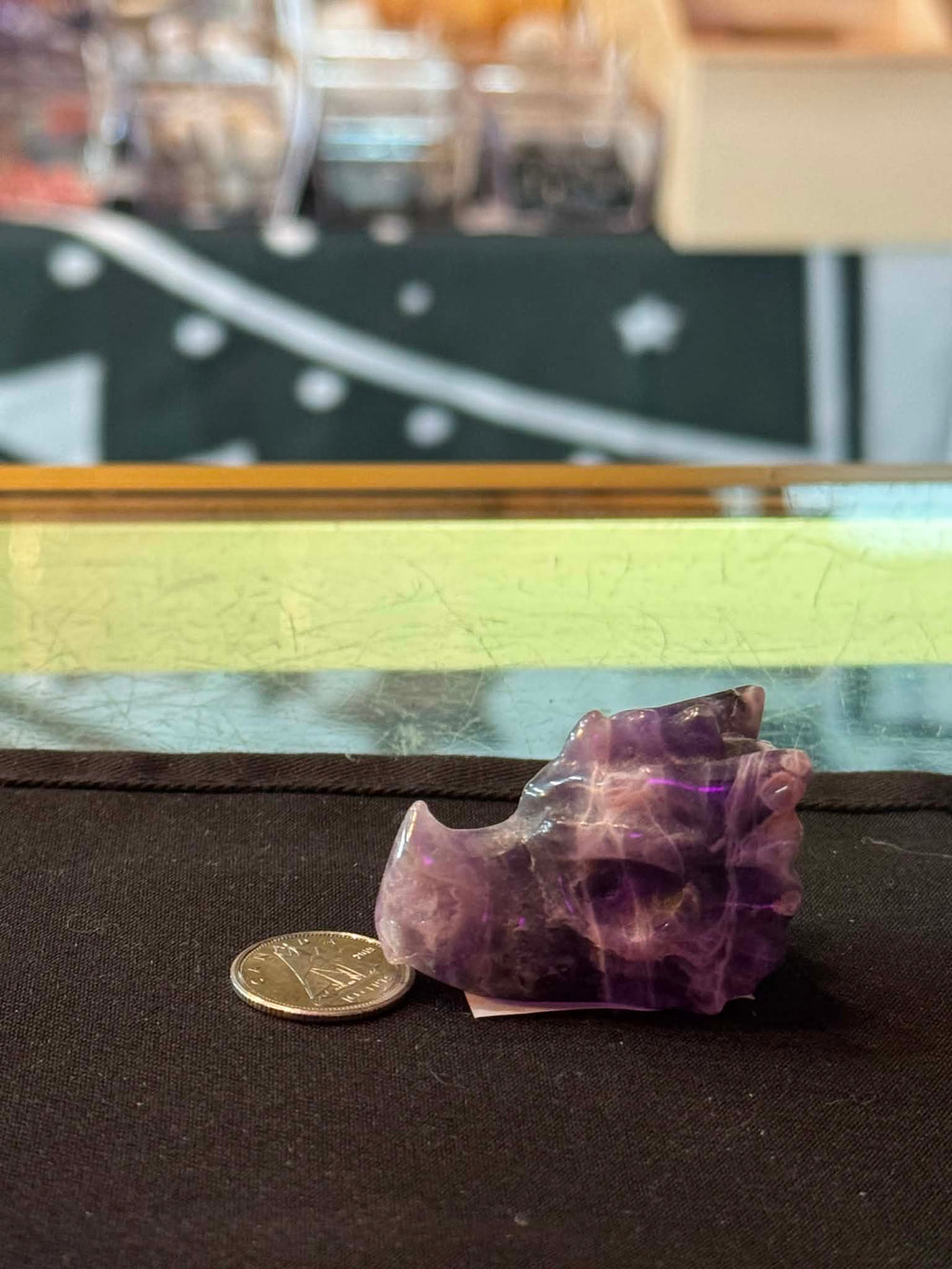Amethyst Dragon Skull