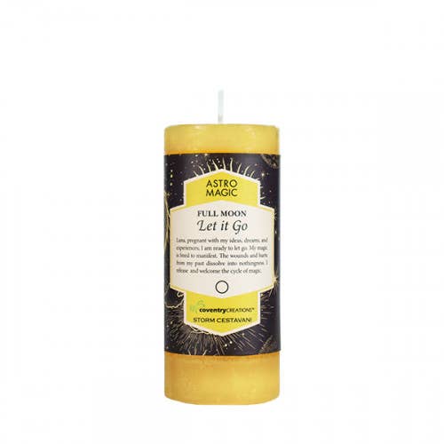 Candle Astro Full Moon - Let it Go (Coventry Creations)