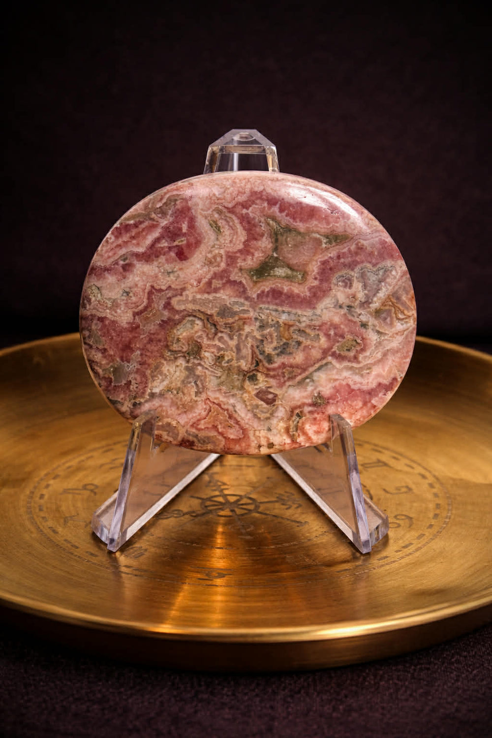 Rhodochrosite Palm