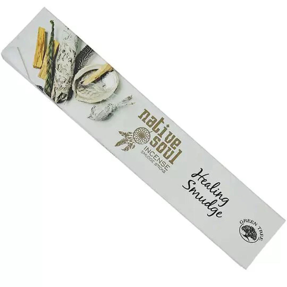 GREEN TREE INCENSE-NATIVE SOUL-15GR HEALING SMUDGE