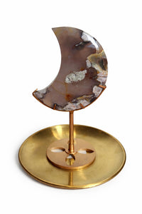 Flower Agate Moon G