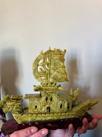 Green Jade Dragon Boat