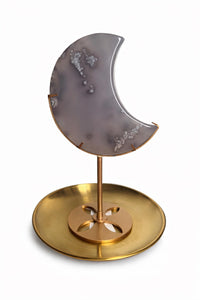Flower Agate Moon D