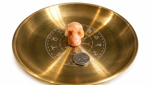 Aventurine Skull
