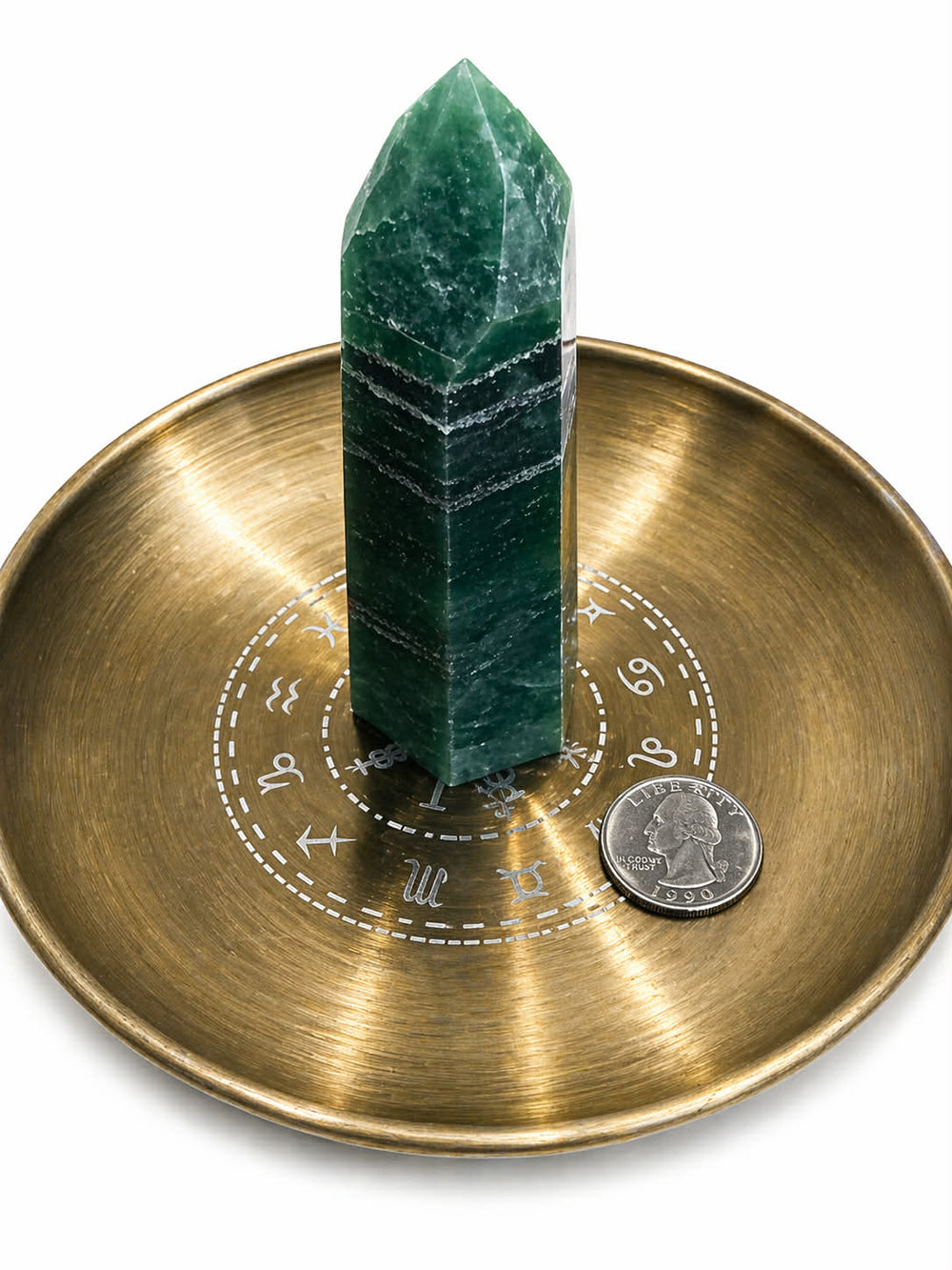 Green Aventurine With Pyrite Brazil C