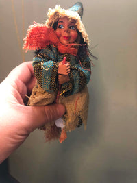 Kitchen Witch Doll Philippa blue
