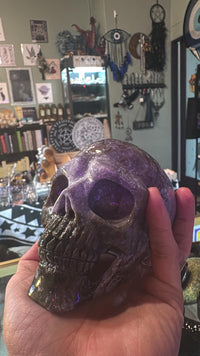 Ocean Jasper Skull