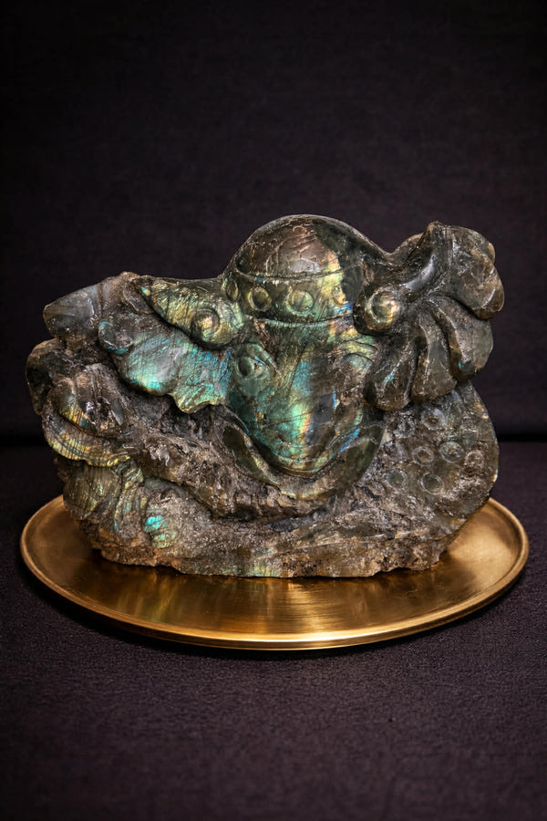 Labradorite Ganesh