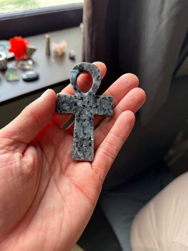 Larvikite Egyptian Ankh
