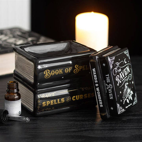 Book of Spells Ceramic Oil Burner and Wax Warmer
