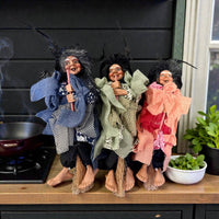 Kitchen Witch Doll Klara green