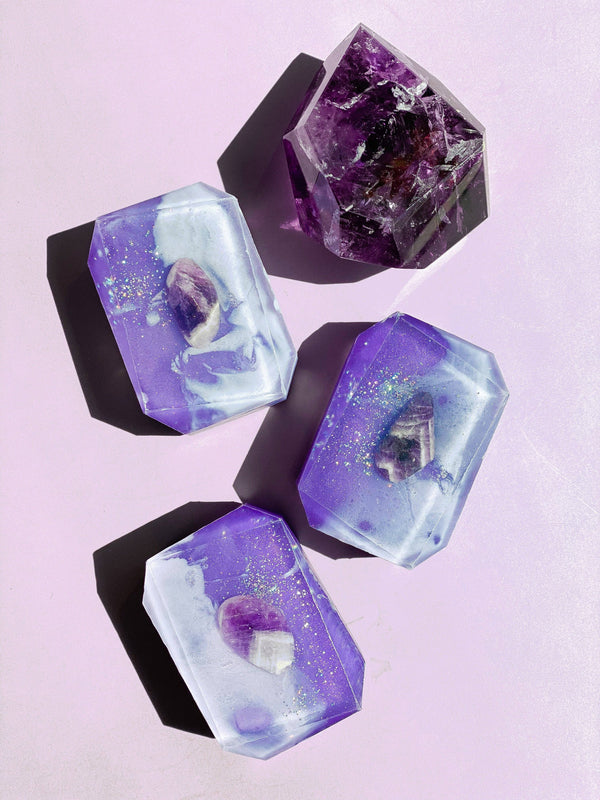 ENLIGHTENED VISIONS (Third Eye Chakra Gemstone Soap)