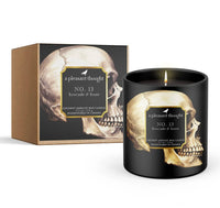 NO. 13 | BROCADE & BONE | RAVEN CANDLE: Wood