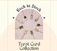Tarot Card Necklace- Lovers 14K Gold stainless steel