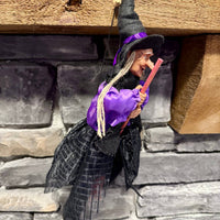 Kitchen Witch Doll Trudy purple