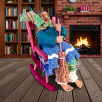Kitchen Witch Doll Irma green
