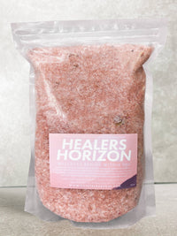 HEALERS HORIZON 30 oz Crystal Infused Mineral Soaking Salt