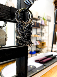 Bat Hard Enamel Keychain