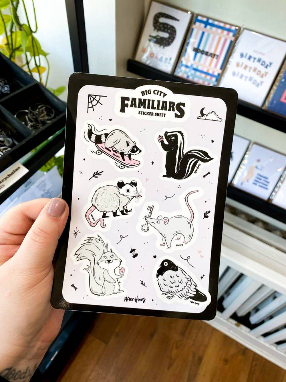 Big City Familiars Sticker Sheet