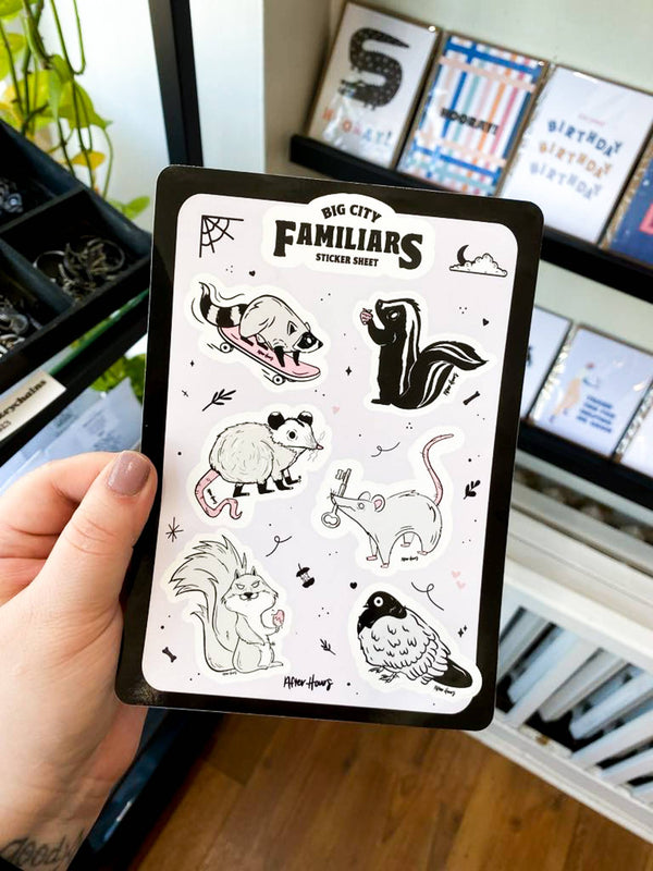 Big City Familiars Sticker Sheet