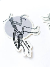 Praying Mantis Sticker: Yes
