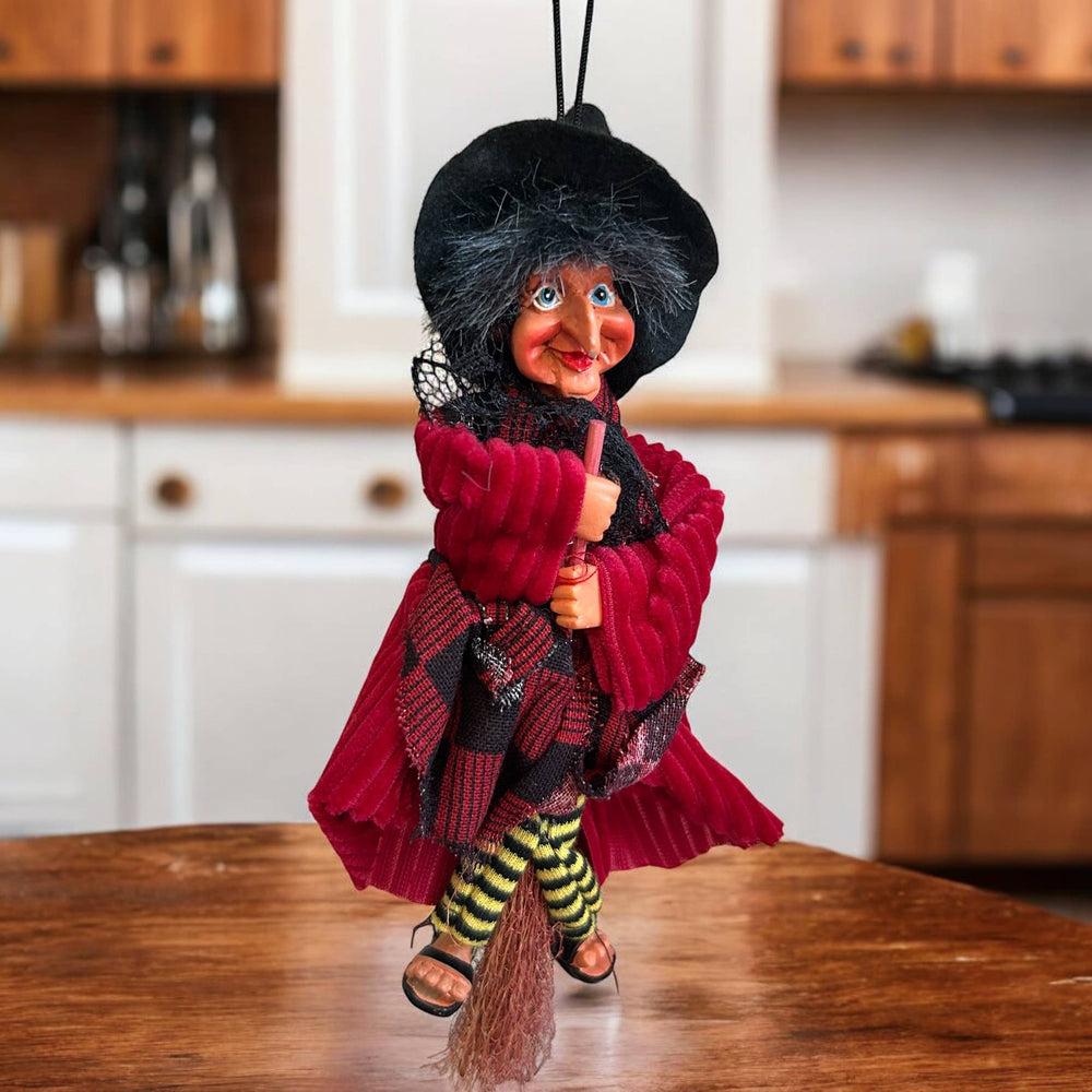 Kitchen Witch Doll Nerina red