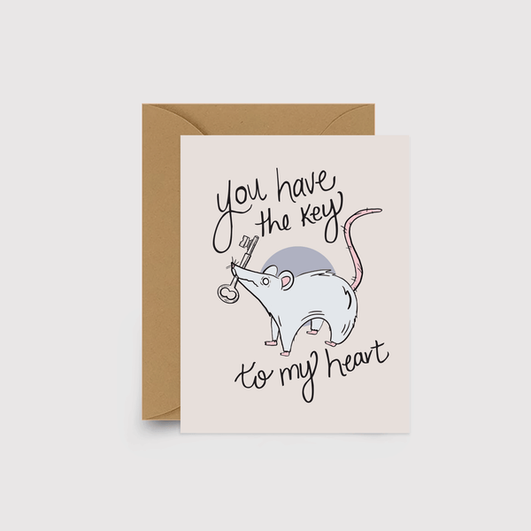 Key to My Heart - Card