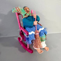 Kitchen Witch Doll Irma green