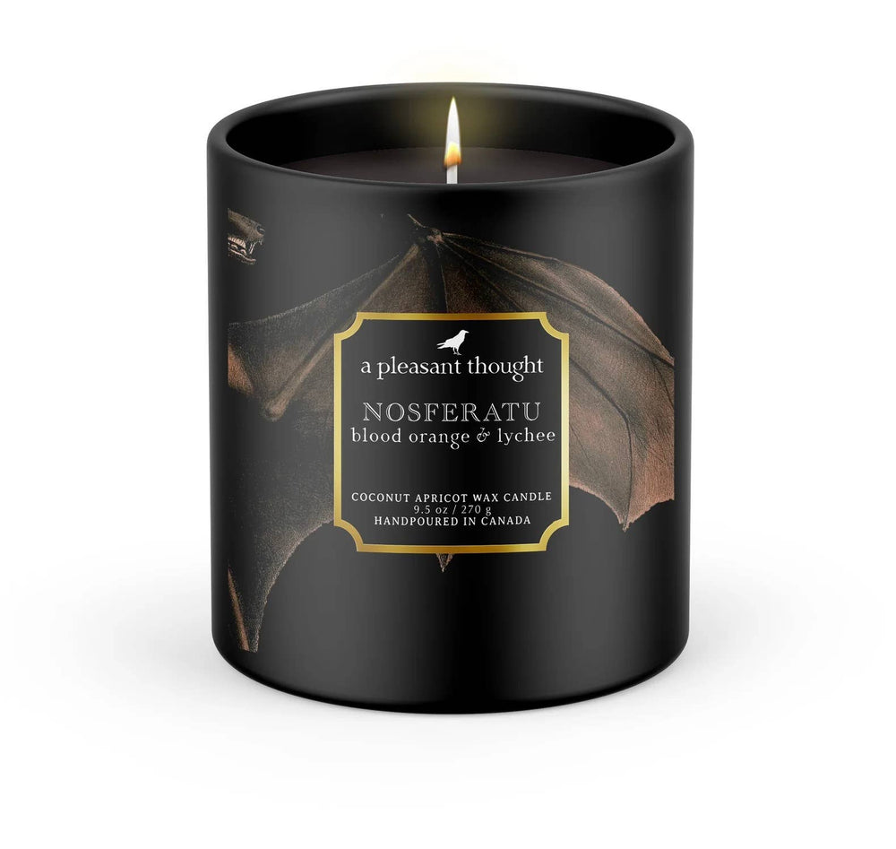NOSFERATU | BLOOD ORANGE & LYCHEE | RAVEN CANDLE: Wood