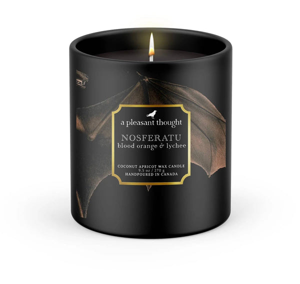NOSFERATU | BLOOD ORANGE & LYCHEE | RAVEN CANDLE: Wood