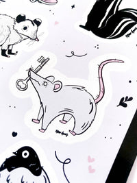 Big City Familiars Sticker Sheet