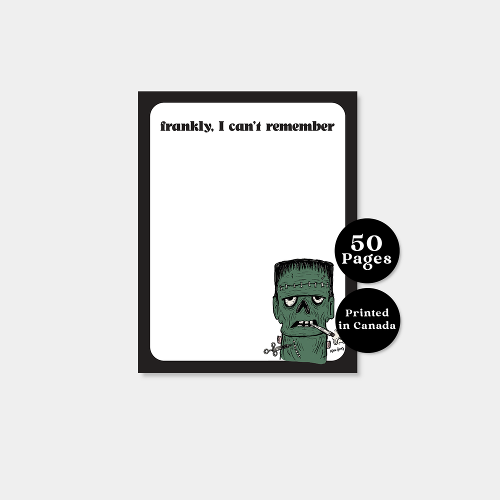 Frankly, I Can't Remember - Notepad