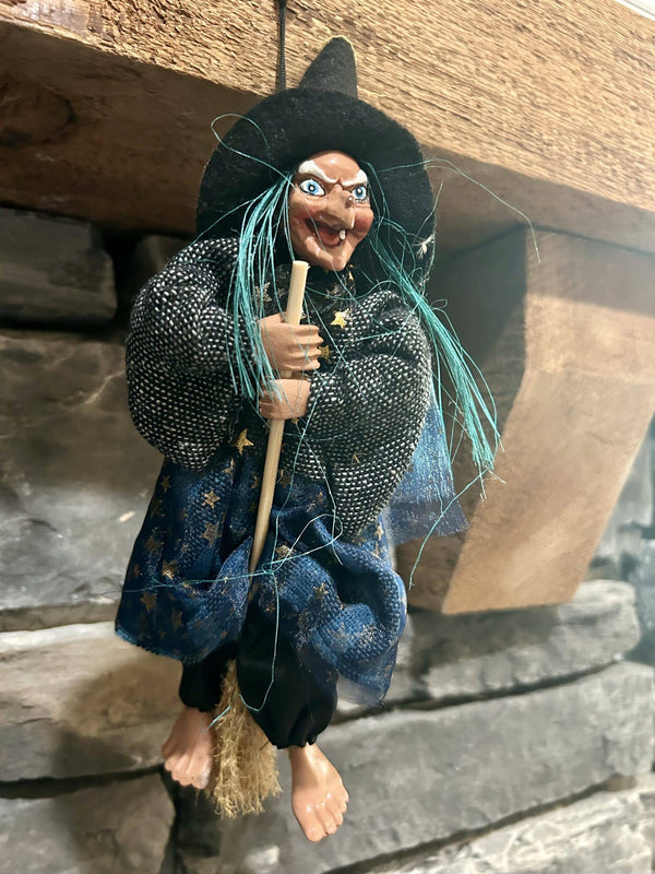 Kitchen Witch Doll Dolores grey