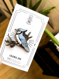 Blue Jay Hard Enamel Pin