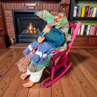 Kitchen Witch Doll Irma green