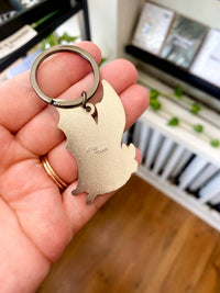 Bat Hard Enamel Keychain