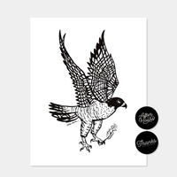 Falcon Print
