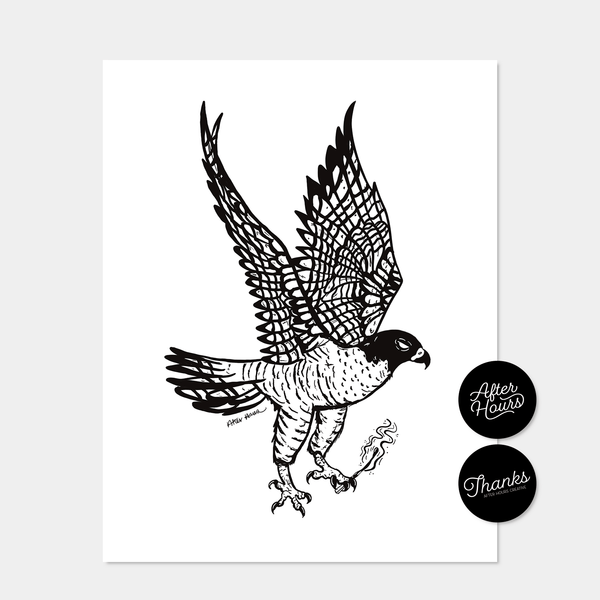 Falcon Print