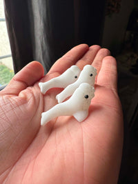 White Jade Baluga  intuitively pick